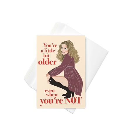 You're A Little Bit Older (Birthday Card)-Birthday Card-Swish Embassy