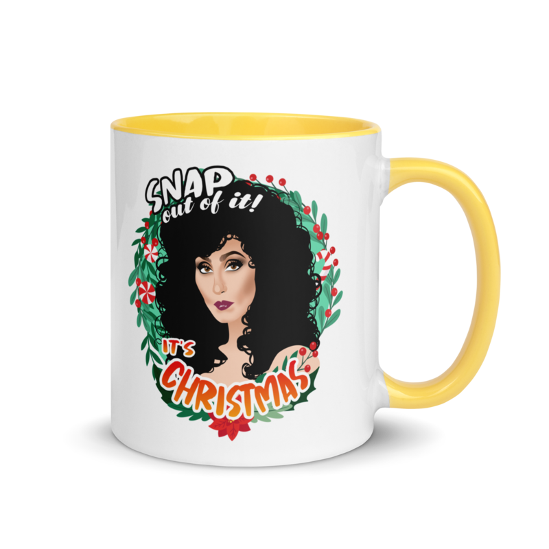 Snap Out of It It's Xmas (Mug) - Yellow