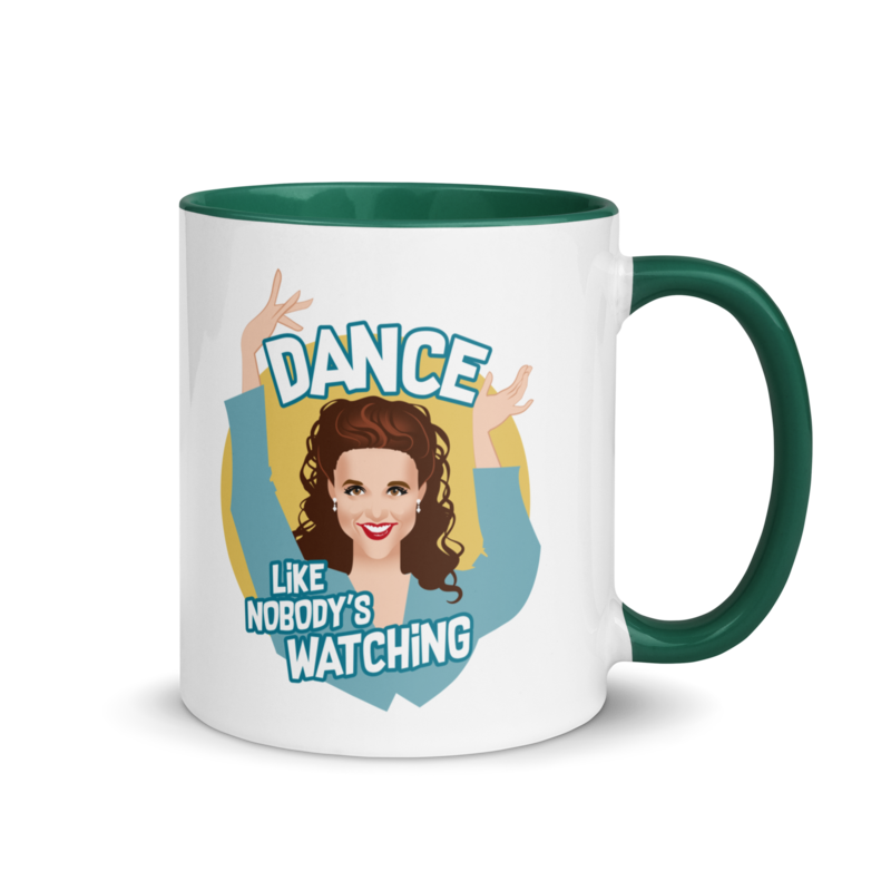 Dance Like Nobody's Watching (Mug) - Dark Green