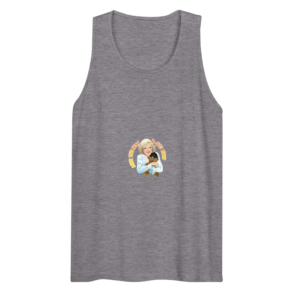 This Bear is Just Right (Tank Top) - Athletic Heather