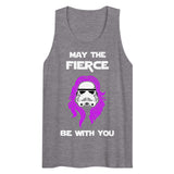 May the Fierce Be With You (Tank Top) - Athletic Heather