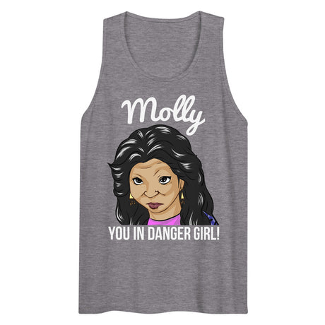 Molly You in Danger Girl (Tank Top) - Athletic Heather