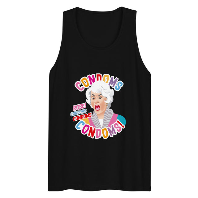 Condoms! (Tank Top) - Black