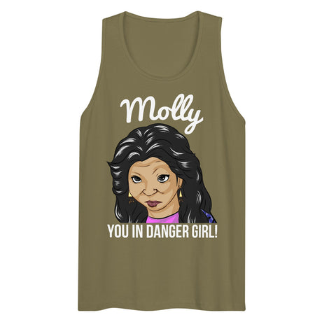 Molly You in Danger Girl (Tank Top) - Military Green