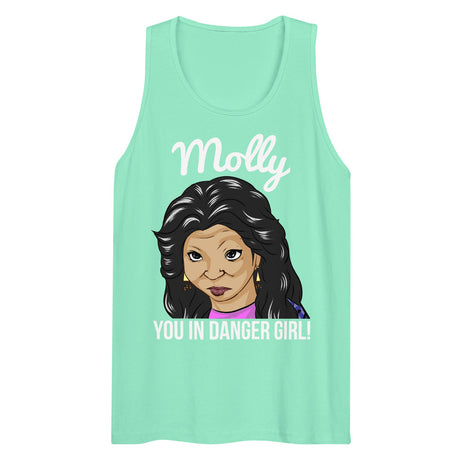 Molly You in Danger Girl (Tank Top) - Mint