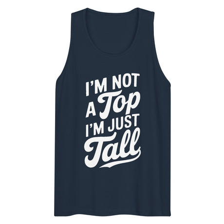I'm Not a Top (Tank Top) - Navy