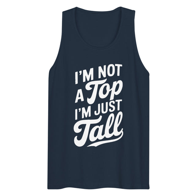 I'm Not a Top (Tank Top) - Navy