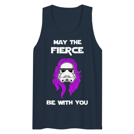 May the Fierce Be With You (Tank Top) - Navy