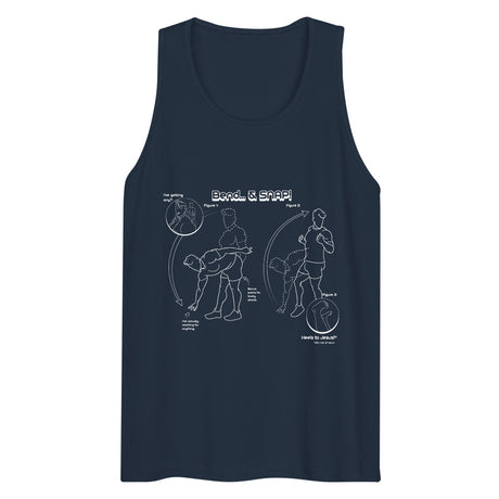 Pliez et accrochez (Tank Top) - Navy
