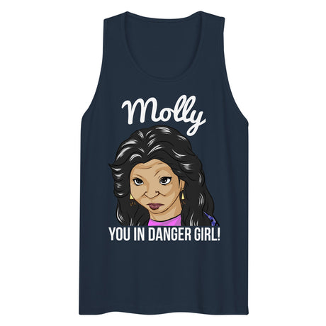 Molly You in Danger Girl (Tank Top) - Navy