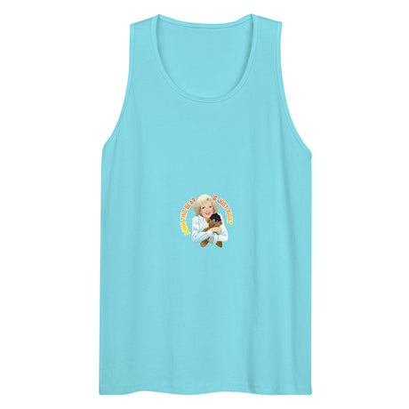 This Bear is Just Right (Tank Top) - Pacific Blue