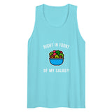 Right in Front of my Salad? (Tank Top) - Pacific Blue