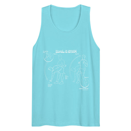 Pliez et accrochez (Tank Top) - Pacific Blue