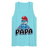 Brawny Papa (Tank Top) - Pacific Blue