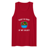 Right in Front of my Salad? (Tank Top) - Red