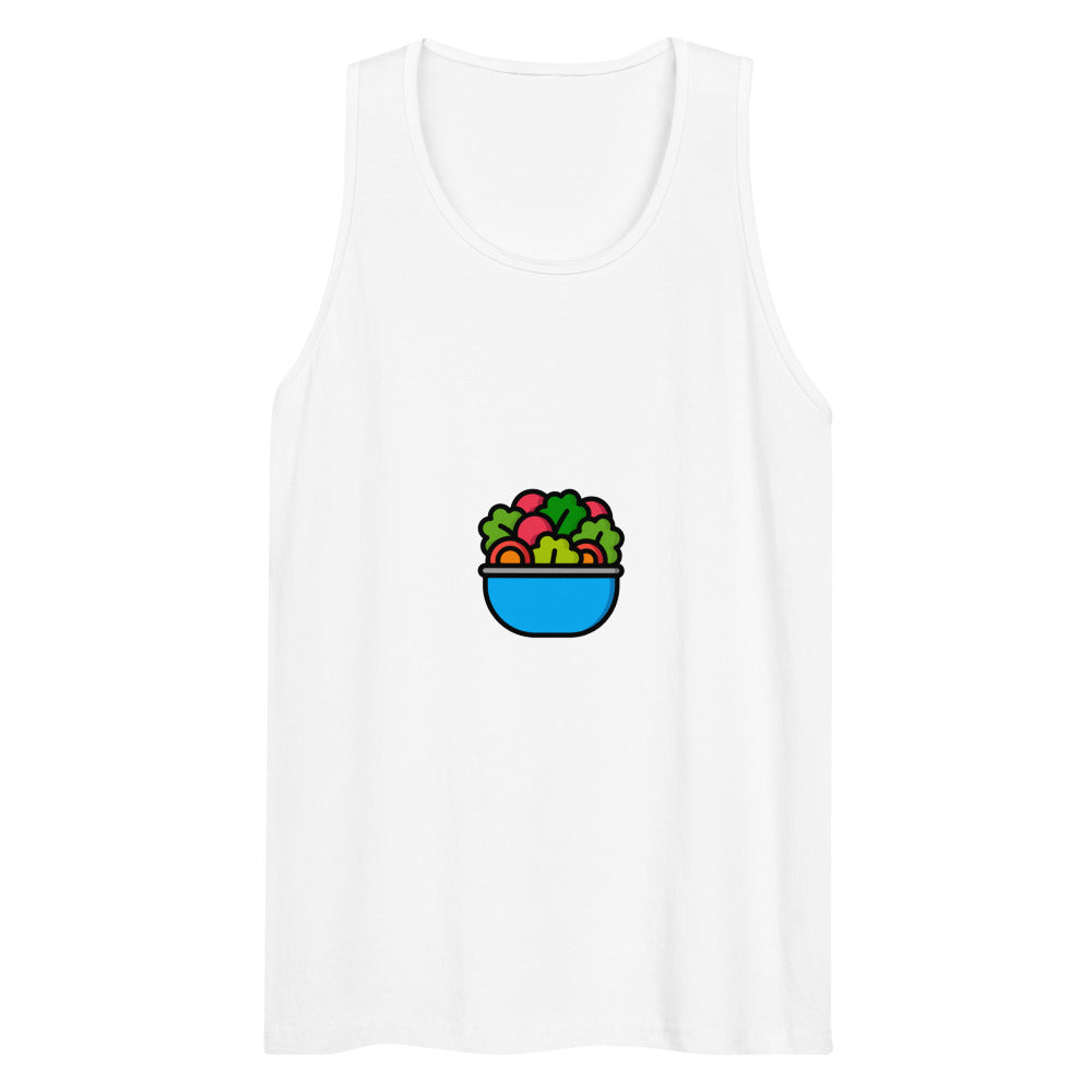 Right in Front of my Salad? (Tank Top) - White