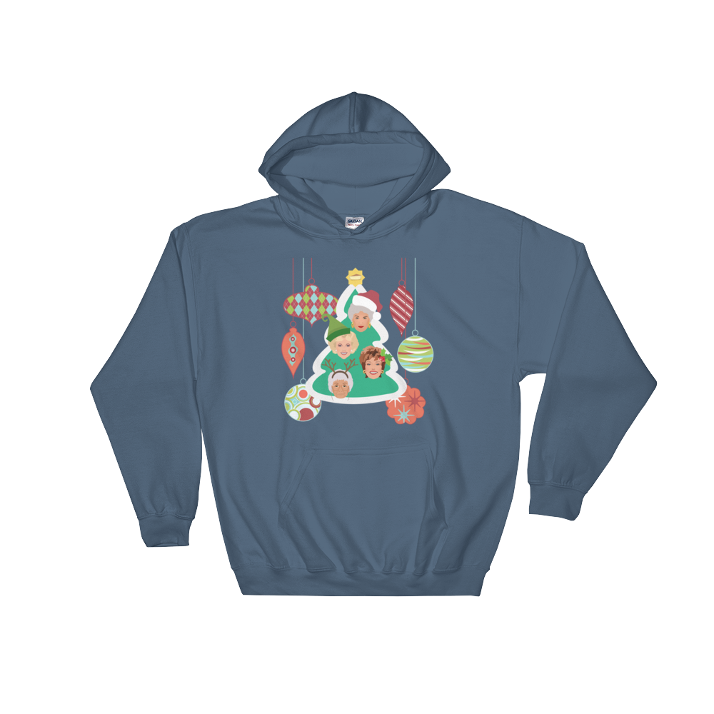 A Golden Christmas (Hoodie)-Christmas Hoodies-Swish Embassy