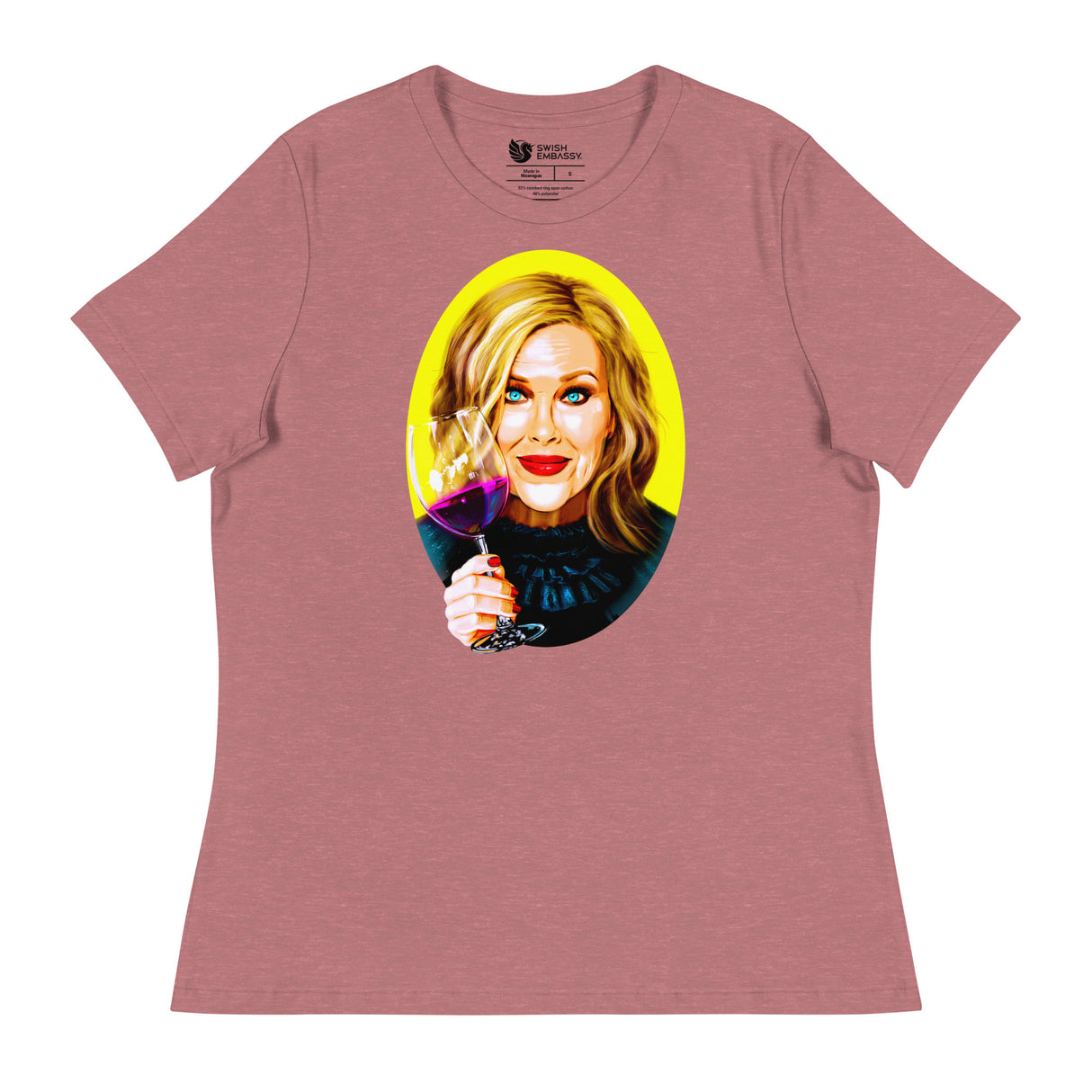 A Lotta Bit Chardonnay (Women's Relaxed T-Shirt)-Women's T-Shirts-Swish Embassy