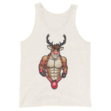All the Reindeer Loved Him (Tank Top)-Christmas Tank Tops-Swish Embassy