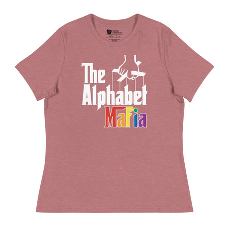 Alphabet Mafia (Women's Relaxed T-Shirt)-Women's T-Shirts-Swish Embassy