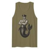 Art Deco Merman (Tank Top)-Tank Top-Swish Embassy