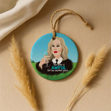 Awful Wine (Ceramic Holiday Keepsake)-Ceramic Holiday Keepsake-Swish Embassy