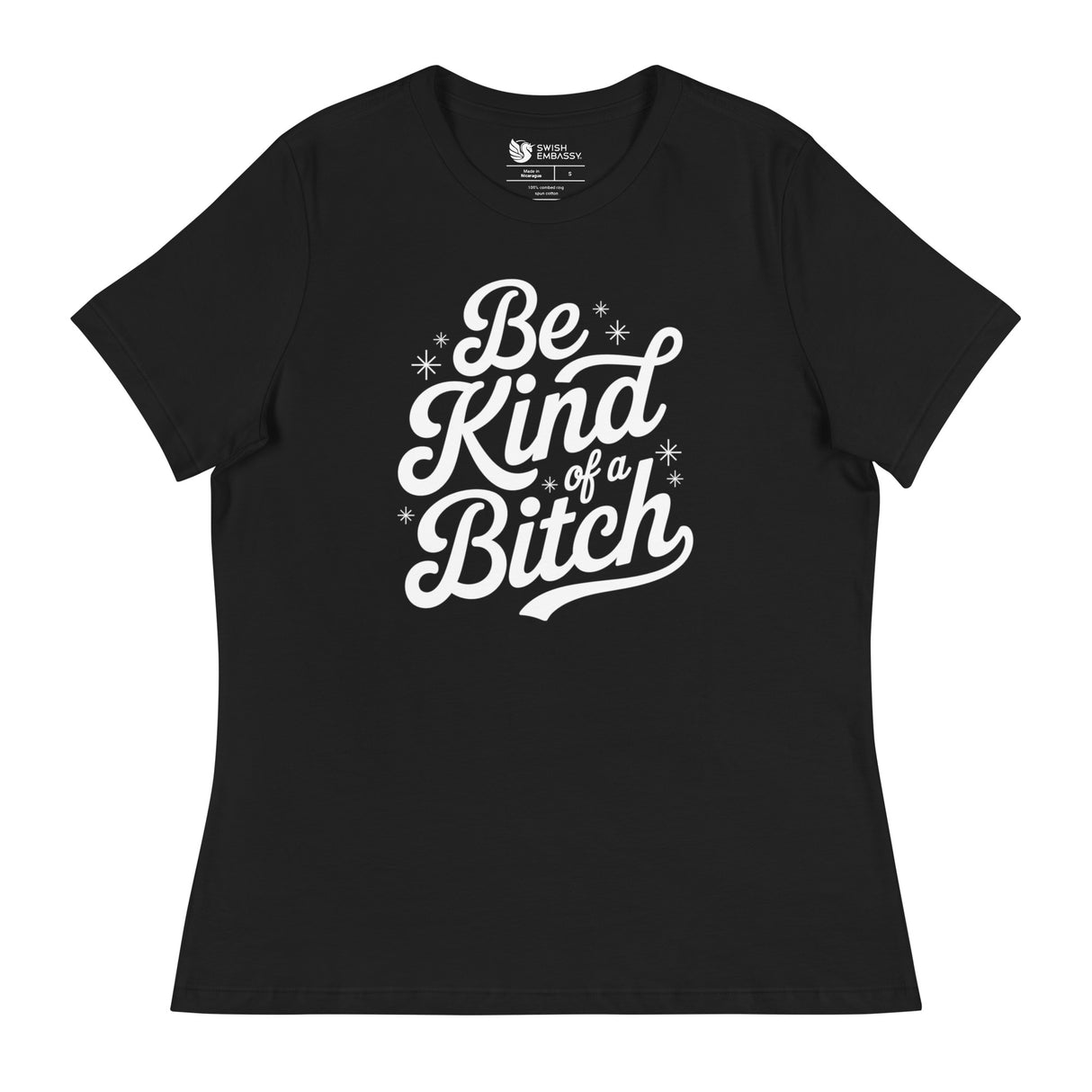 Be Kind of a B*tch (Women's Relaxed T-Shirt)-Women's T-Shirts-Swish Embassy