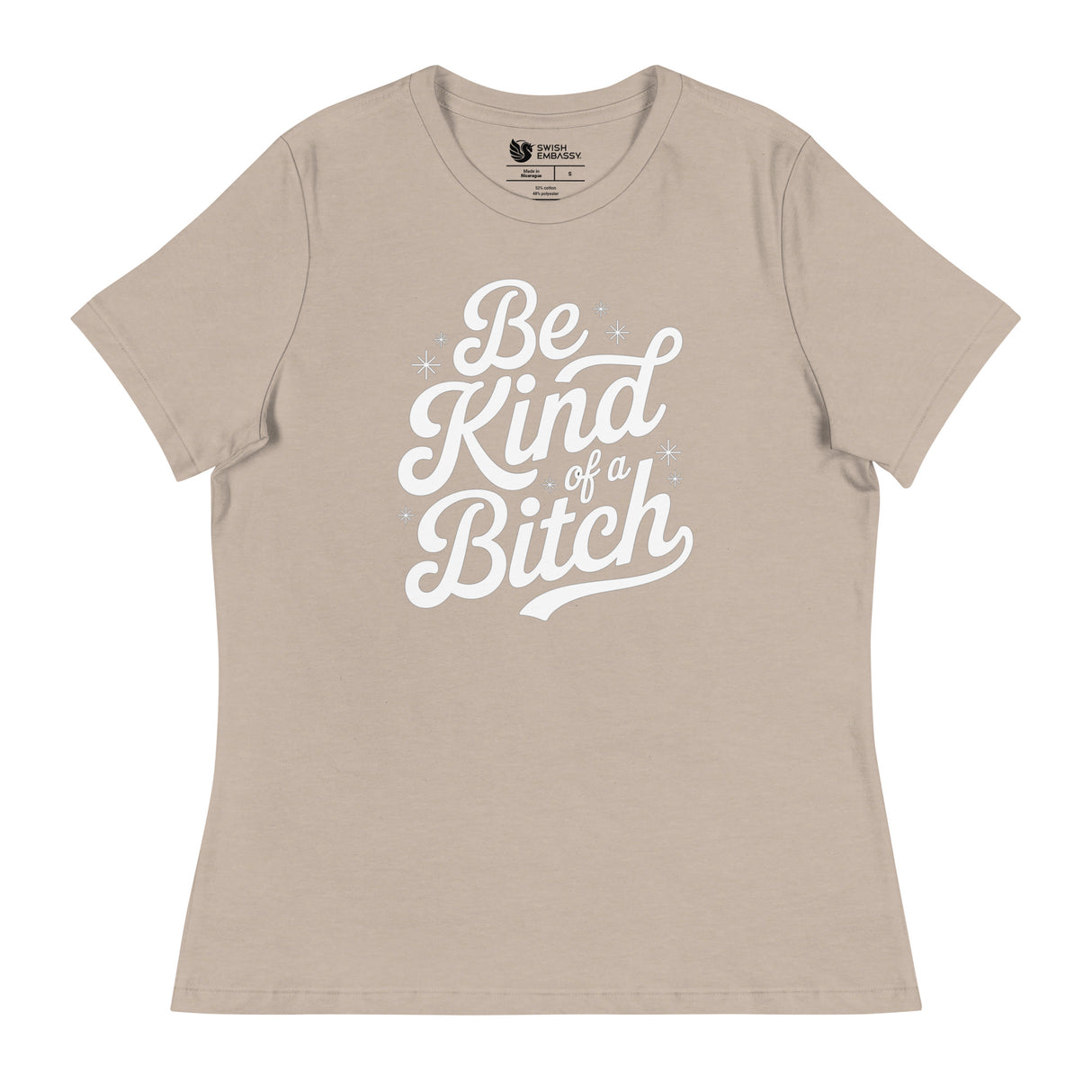 Be Kind of a B*tch (Women's Relaxed T-Shirt)-Women's T-Shirts-Swish Embassy