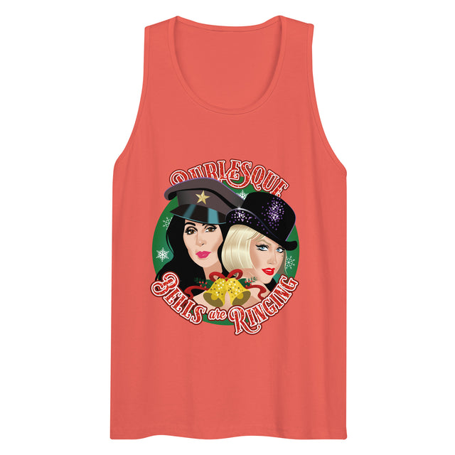 Bells are Ringing (Tank Top)-Christmas Tank Tops-Swish Embassy