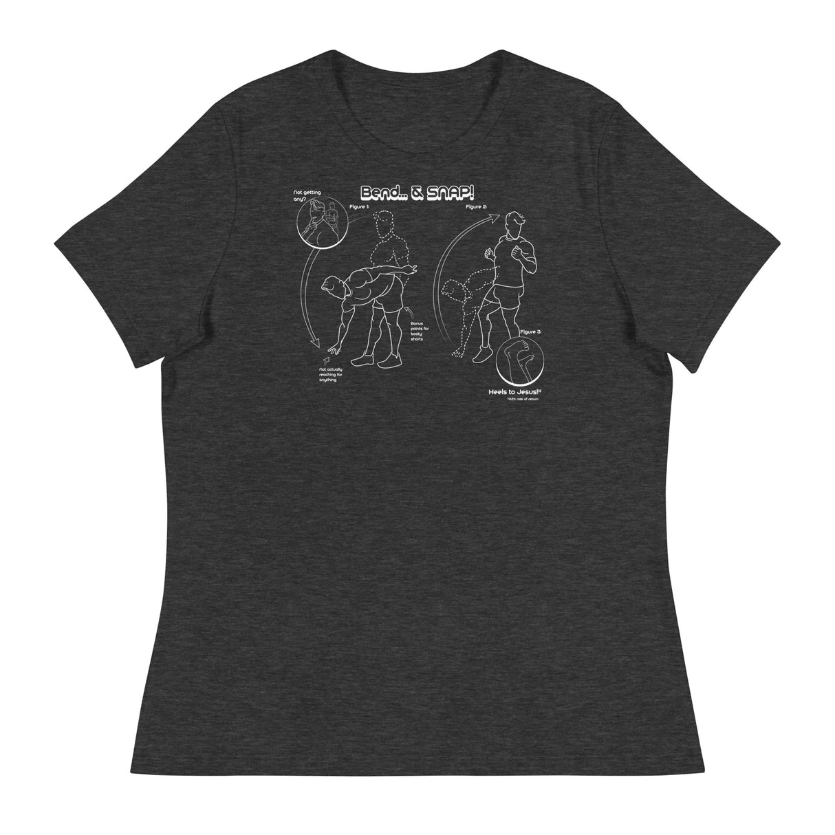 Bend & Snap (Women's Relaxed T-Shirt)-Women's T-Shirts-Swish Embassy