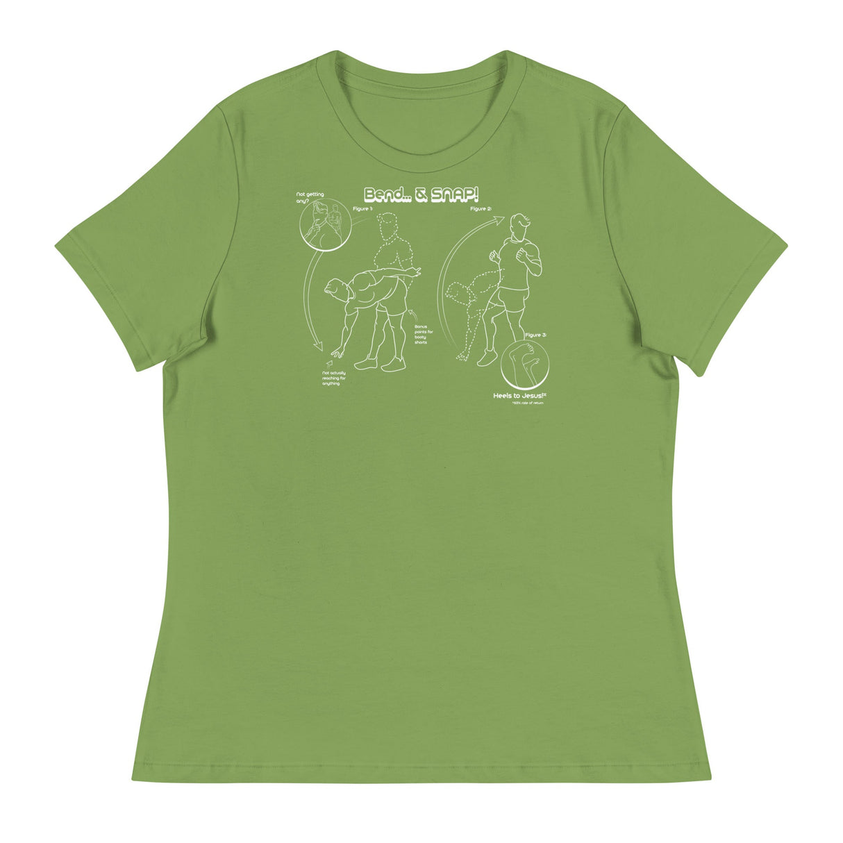 Bend & Snap (Women's Relaxed T-Shirt)-Women's T-Shirts-Swish Embassy