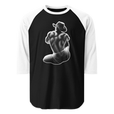 Bikini Cowboy (Raglan) - Black/White