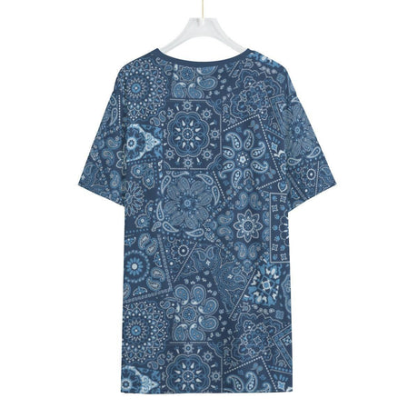 Blue Hanky (Allover T-Shirt)-Allover T-Shirt-Swish Embassy