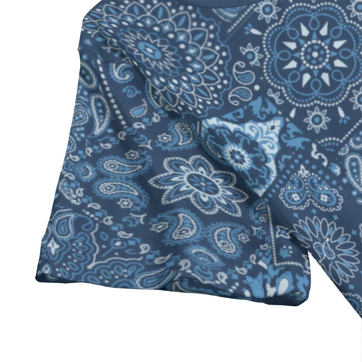 Blue Hanky (Allover T-Shirt)-Allover T-Shirt-Swish Embassy