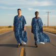 Blue Hanky (Kaftan)-Kaftan-Swish Embassy