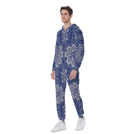 Blue Mendala (AOP Union Suit)-AOP Union Suit-Swish Embassy