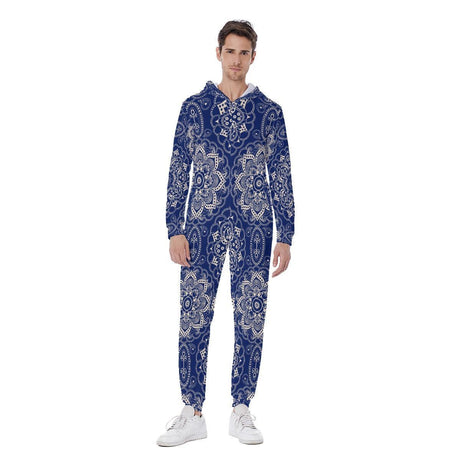 Blue Mendala (AOP Union Suit)-AOP Union Suit-Swish Embassy