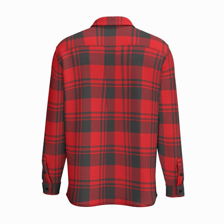 Buffalo Plaid (Cotton Long Sleeve Shirt)-Cotton Long Sleeve Button Shirt-Swish Embassy