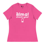 Check Your Battery (Women's Relaxed T-Shirt)-Women's T-Shirts-Swish Embassy