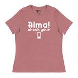 Check Your Battery (Women's Relaxed T-Shirt)-Women's T-Shirts-Swish Embassy