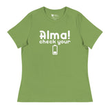 Check Your Battery (Women's Relaxed T-Shirt)-Women's T-Shirts-Swish Embassy