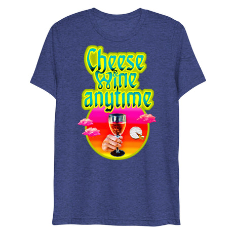 Cheese and Wine (Triblend)-Triblend T-Shirt-Swish Embassy