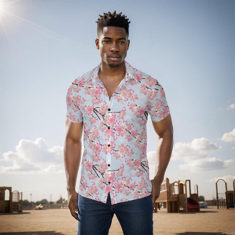 Cherry Blossom (Button Shirt)-Button Shirt-Swish Embassy