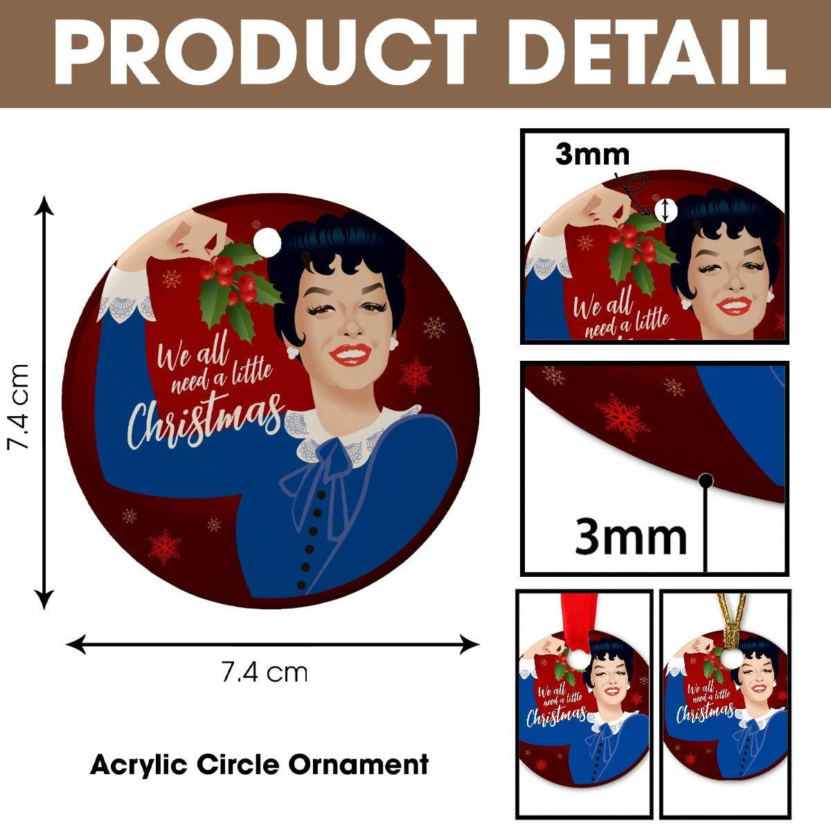 Christmas with Mame (Ceramic Holiday Keepsake)-Ceramic Holiday Keepsake-Swish Embassy