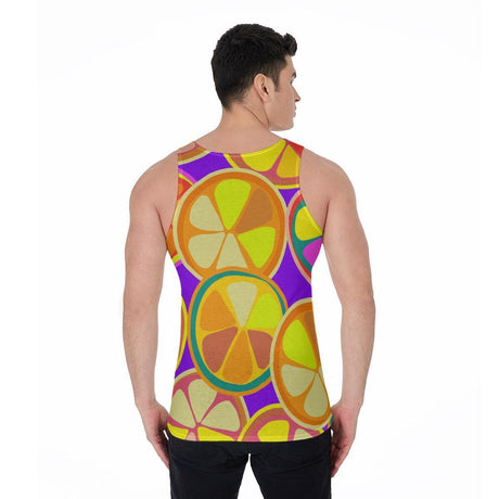 Citrus (Allover Tank Top)-Allover Tank Top-Swish Embassy