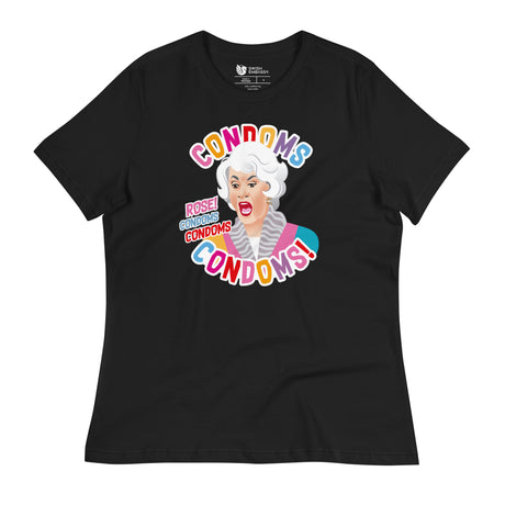 Condoms! (Women's Relaxed T-Shirt)-Women's T-Shirts-Swish Embassy
