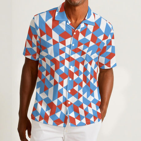 Cubic (Cotton Button Shirt)-Cotton Button Shirt-Swish Embassy