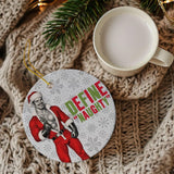 Define Naughty (Ceramic Holiday Keepsake)-Ceramic Holiday Keepsake-Swish Embassy
