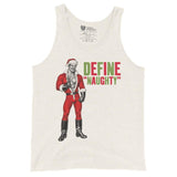 Define Naughty (Tank Top)-Christmas Tank Tops-Swish Embassy