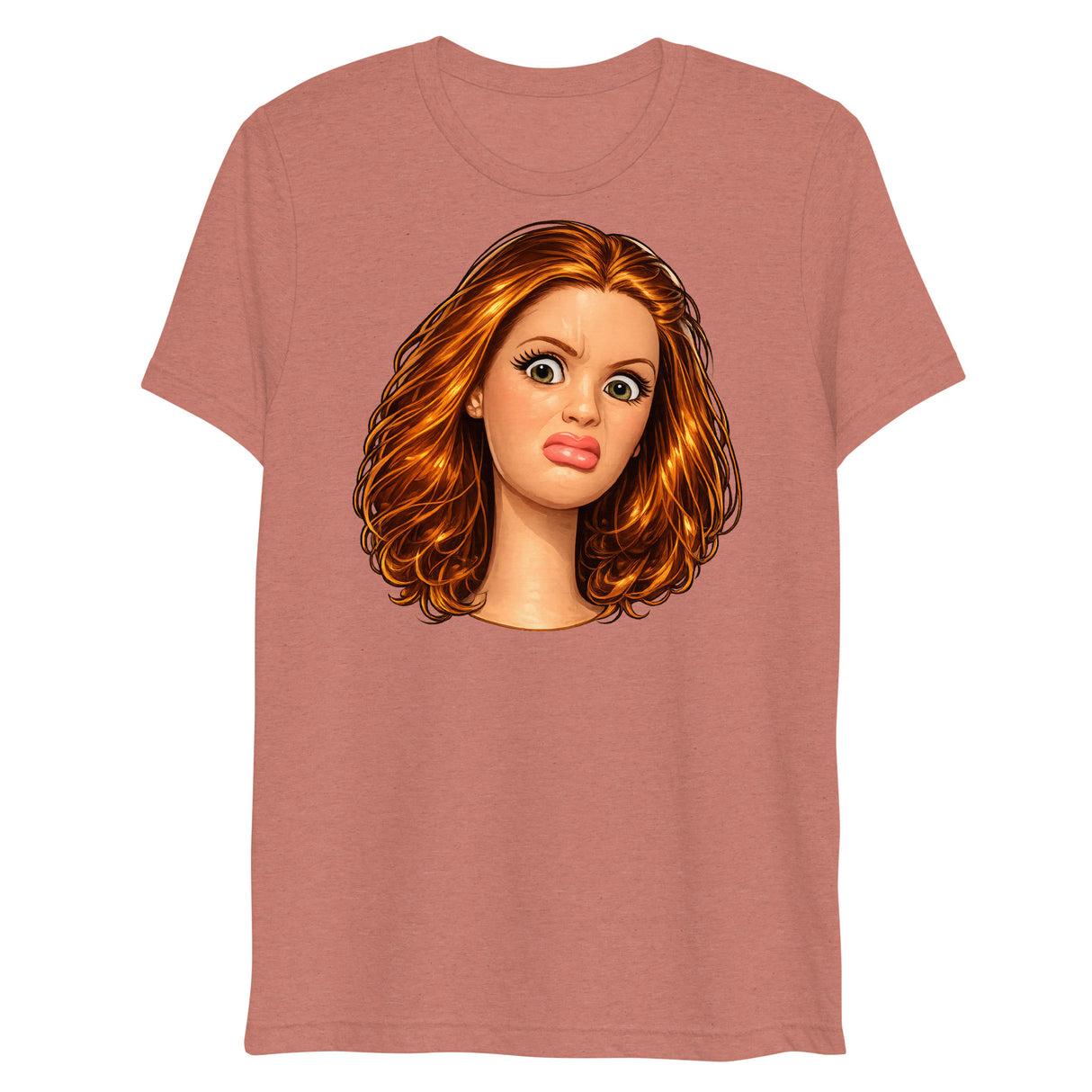 Disgusted Doll (Triblend)-Triblend T-Shirt-Swish Embassy